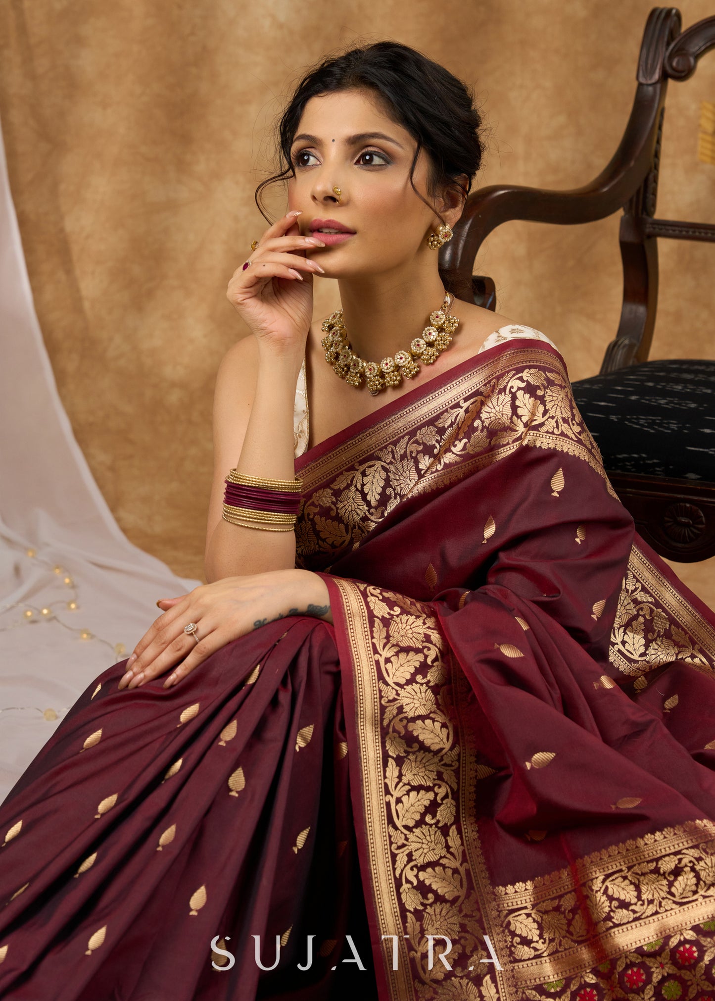 Timeless Benarasi Classic Semi Silk Saree