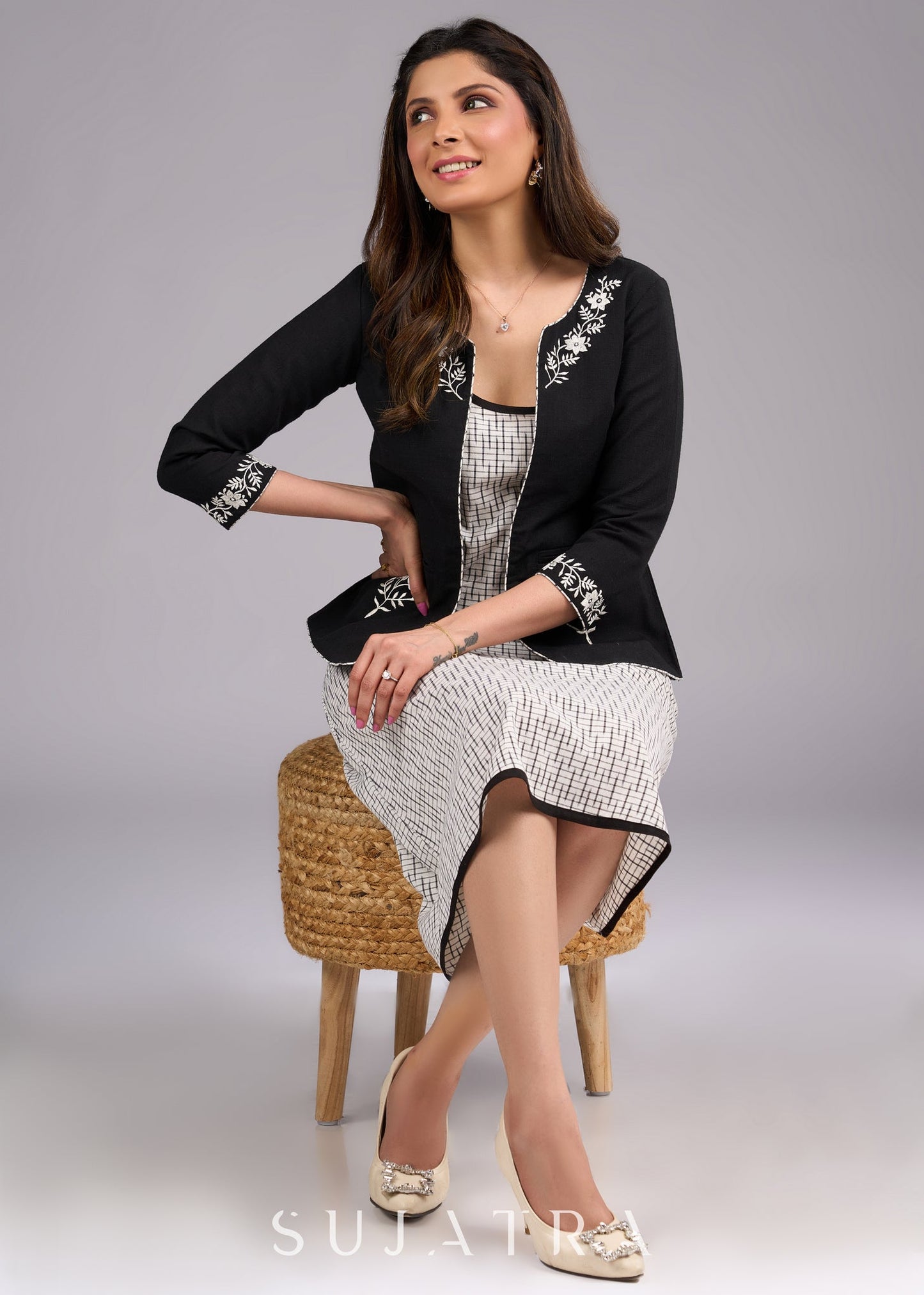 Ikat Strappy Dress