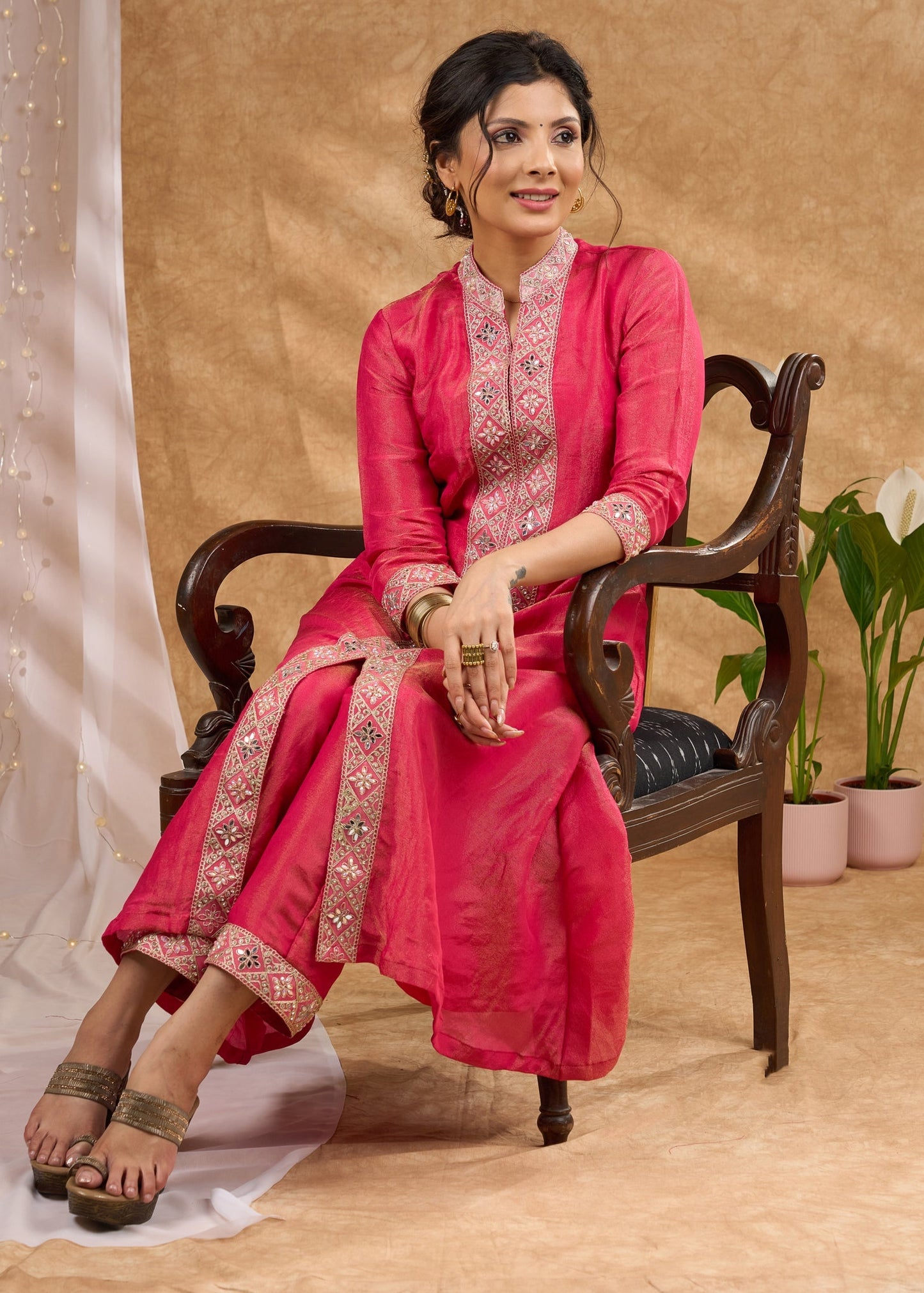 Pink Tissue Pant