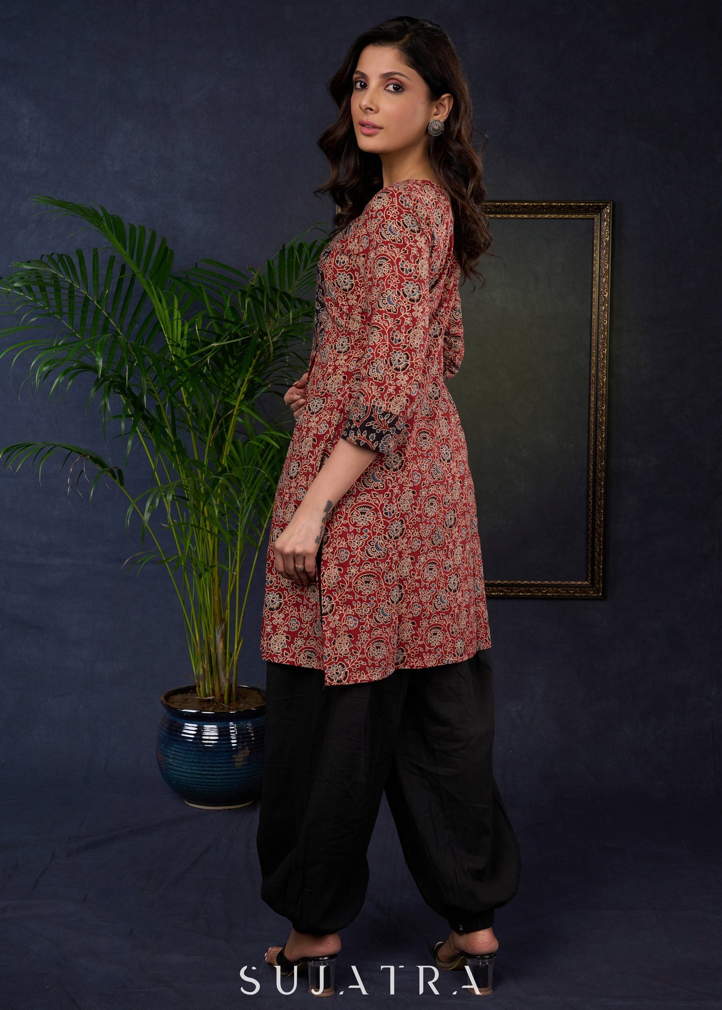 Black Cotton Pant