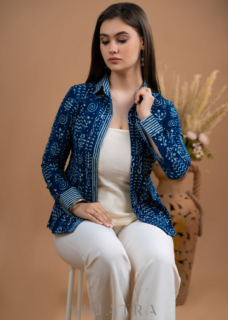 Breezy Indigo shirt - Inner optional