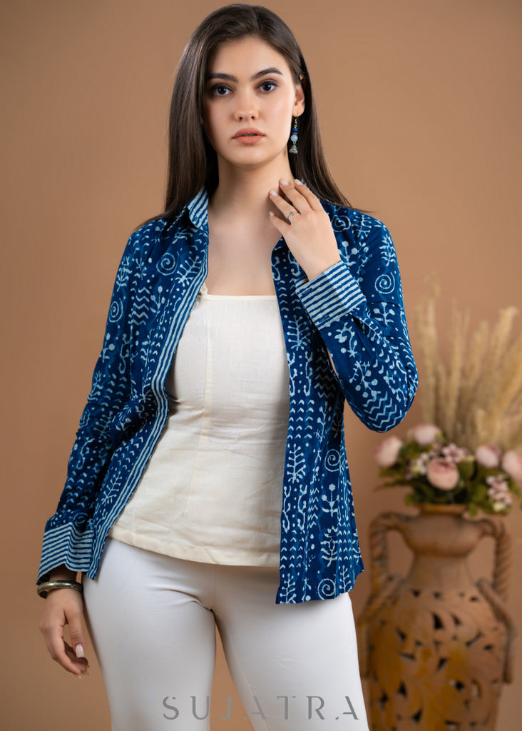 Breezy Indigo shirt - Inner optional