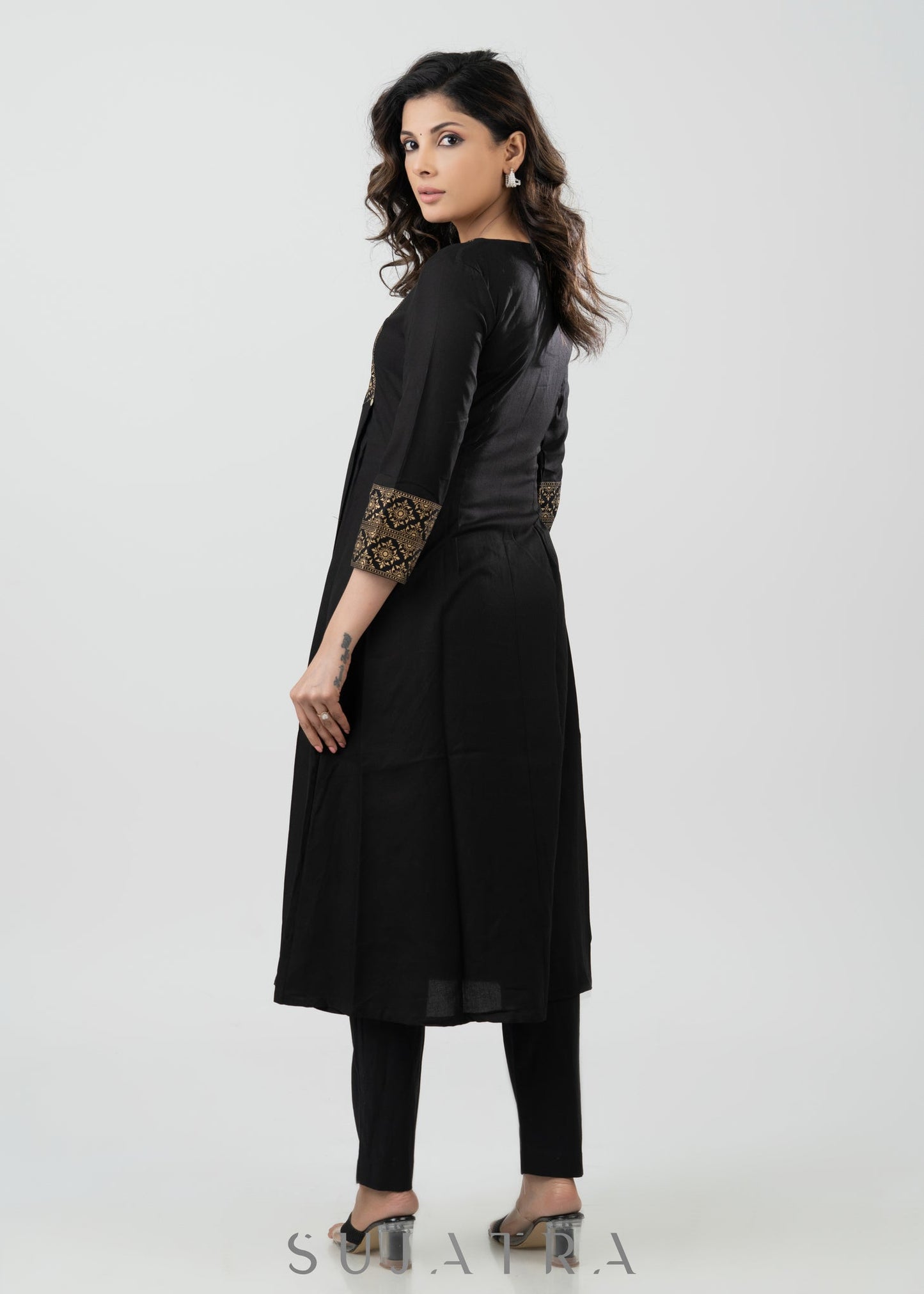 Black Cotton Pant