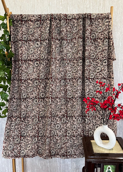 Floral Rustic Kalamkari Fabric