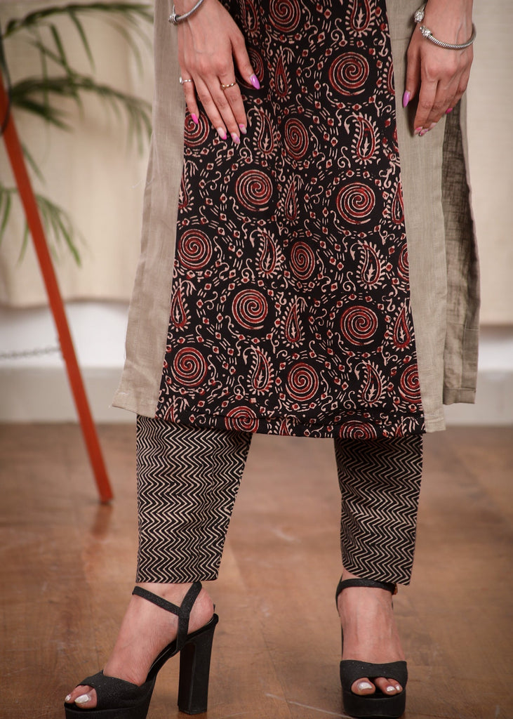 Black Cotton Pant