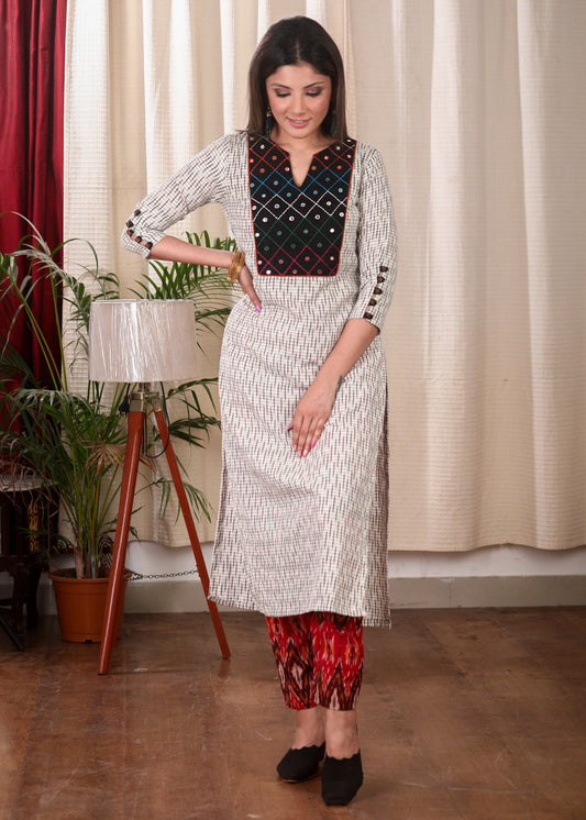 Red Cotton Pant