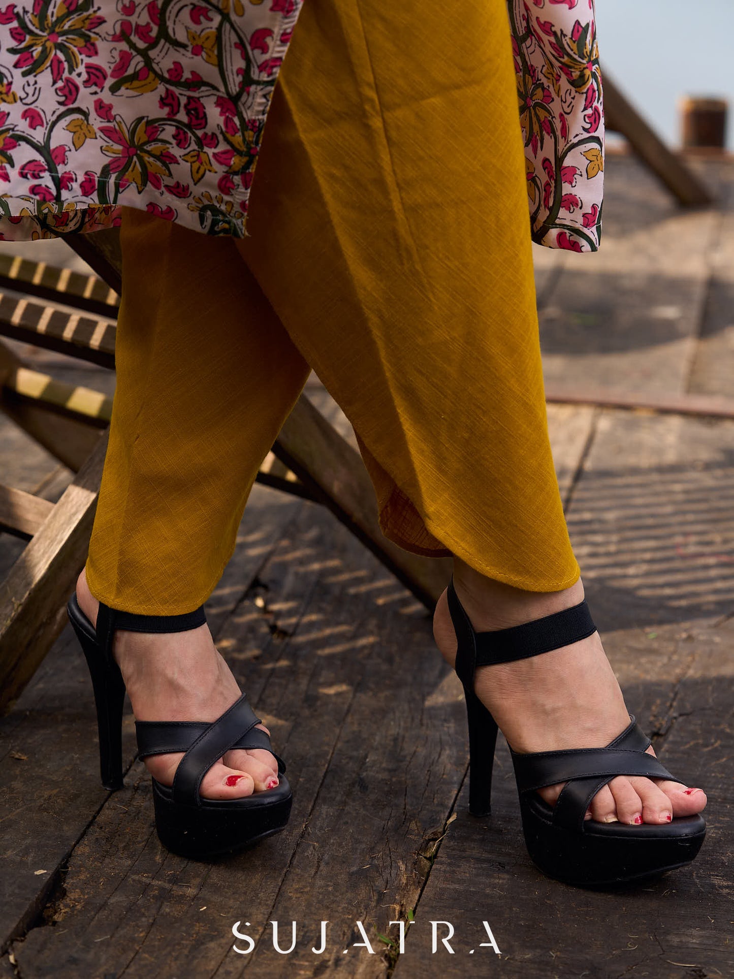 Mustard Tulip Pants