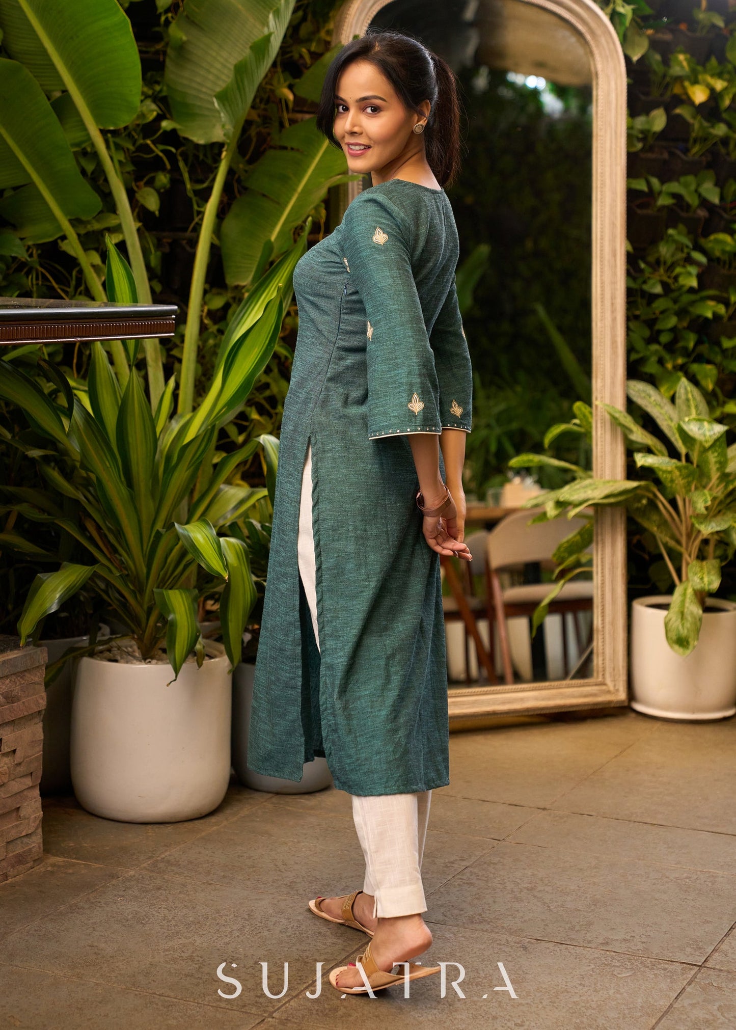 White Cotton Pant