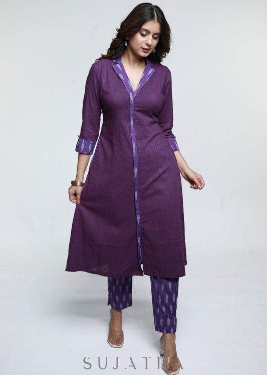 PURPLE Cotton Pant