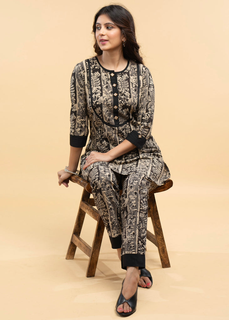 Trendy Cotton Kalamkari Co ord set - 2 Piece