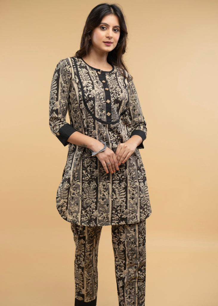 Trendy Cotton Kalamkari Co ord set - 2 Piece