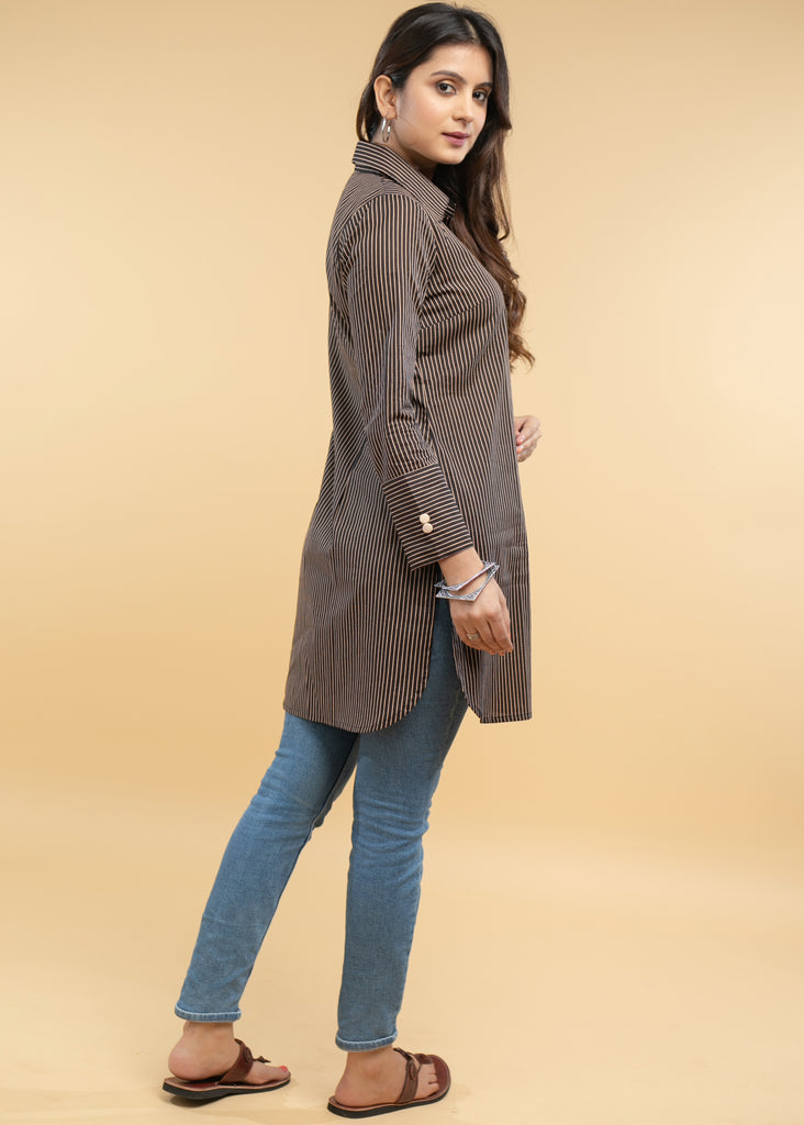 Easy to Pair Ajrakh Printed Shirt Tunic