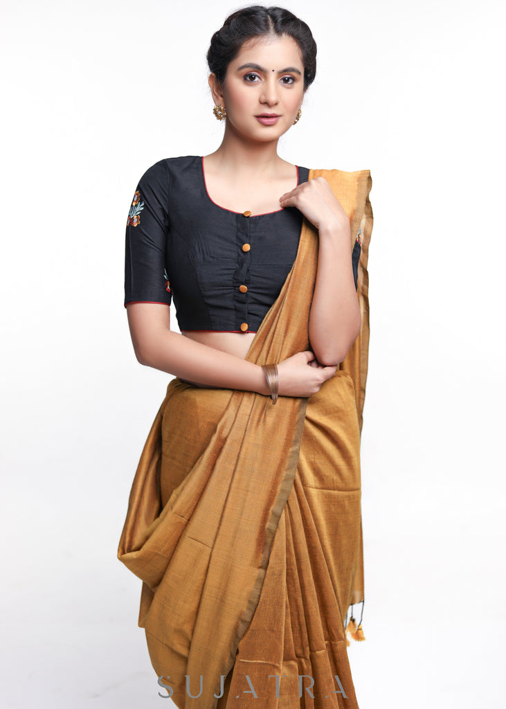 Classy Cotton Silk Embroidered Blouse