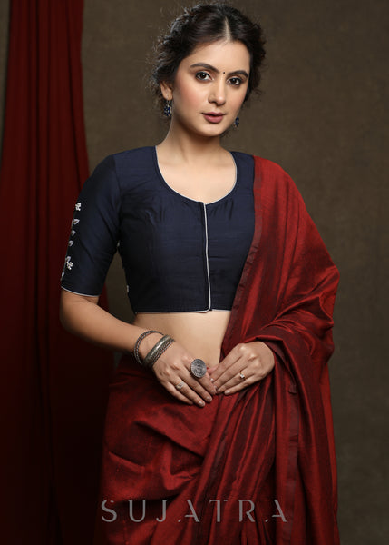 新品◯NEAU◯volume sleeve blouse (dark navy) 557129a5-bf1e-4c8d-a311-