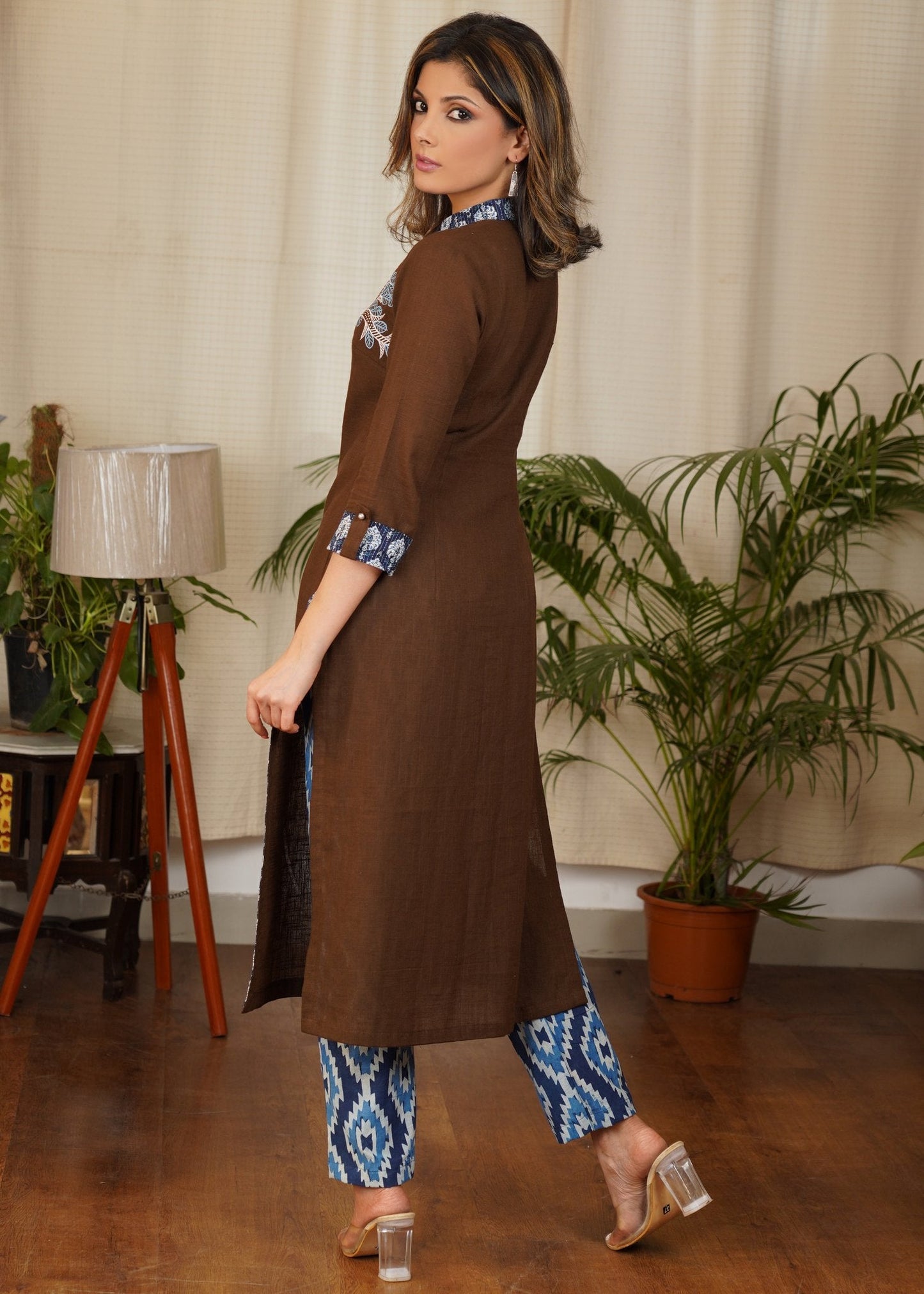 Indigo Cotton Pant