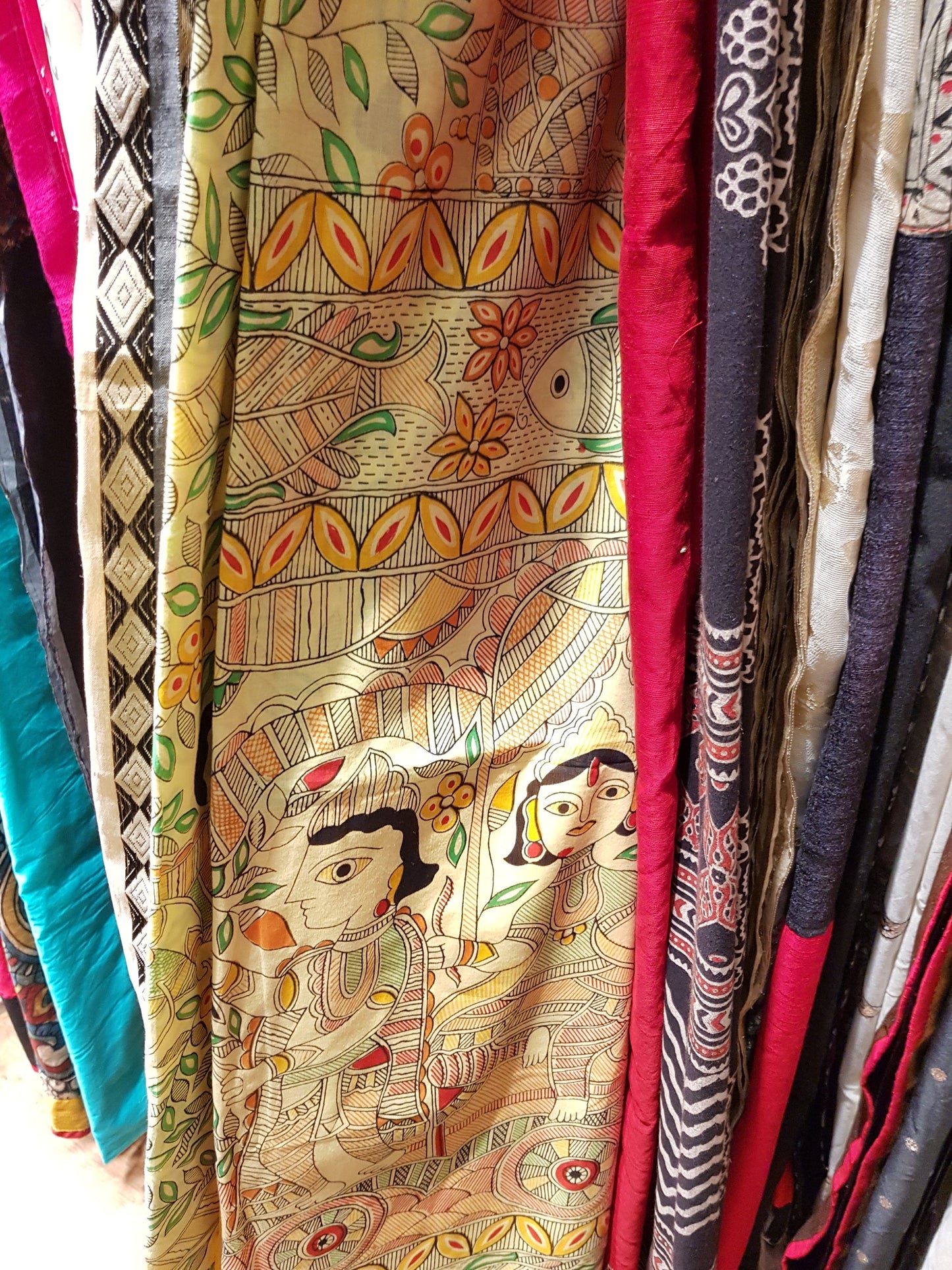 Exclusive Madhubani printed saree