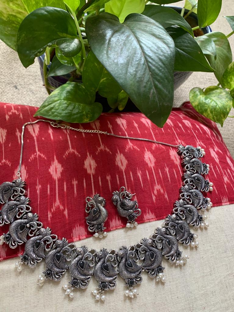 Exclusive german silver necklace