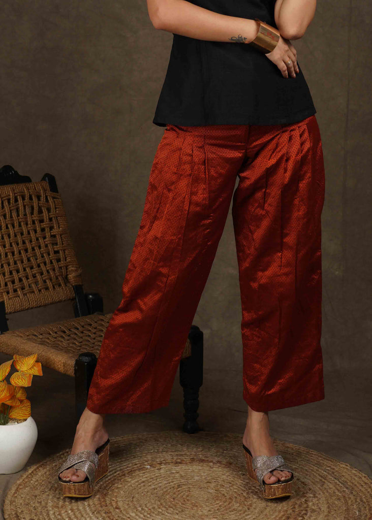 Elegant Khun wide leg ankle length pant