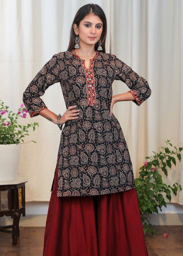 Beautiful Ajrakh Combination Tunic
