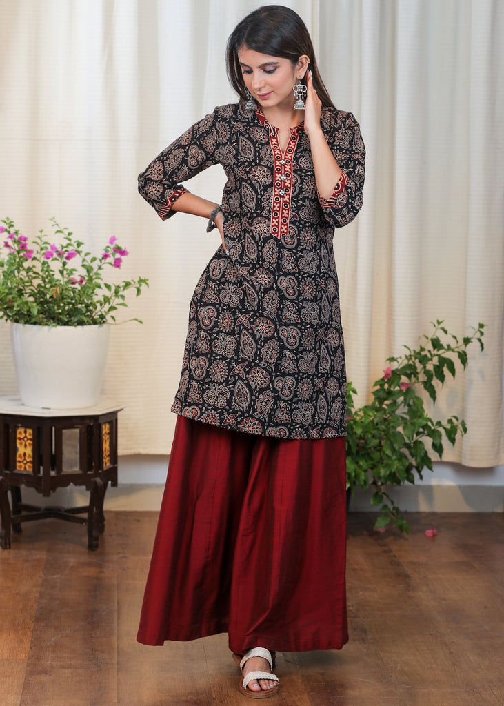 Beautiful Ajrakh Combination Tunic