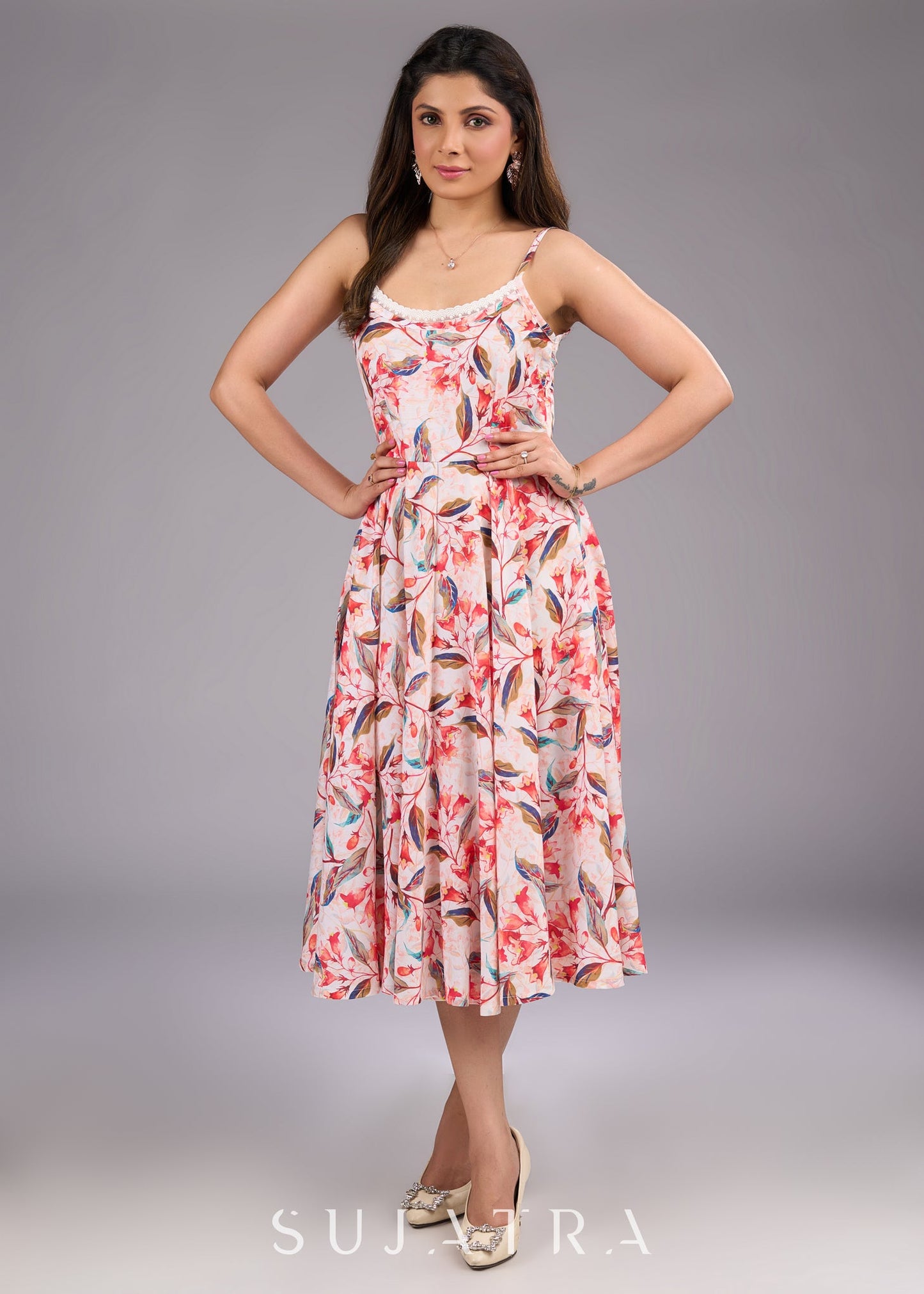 Flowy Floral Dress