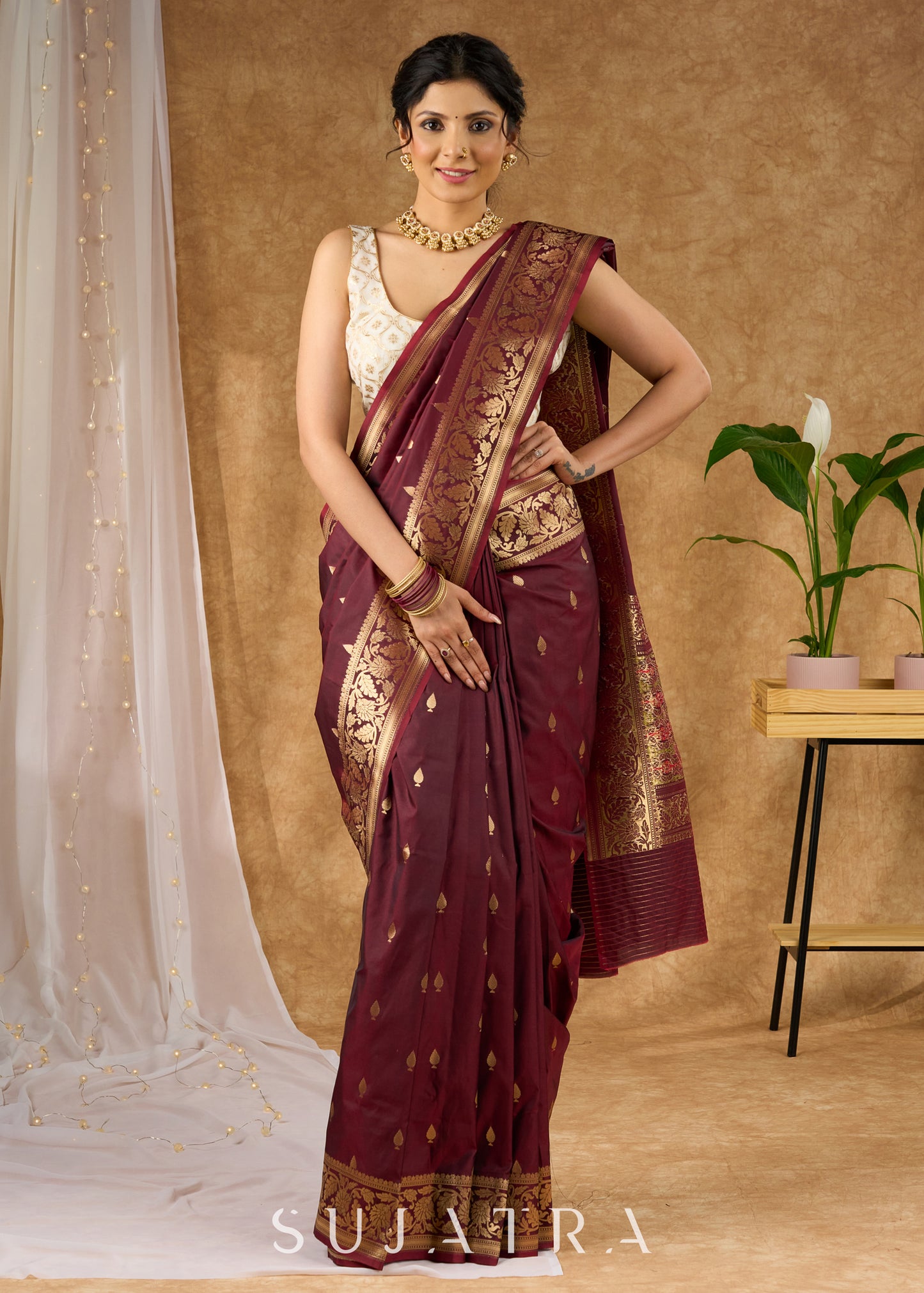 Timeless Benarasi Classic Semi Silk Saree