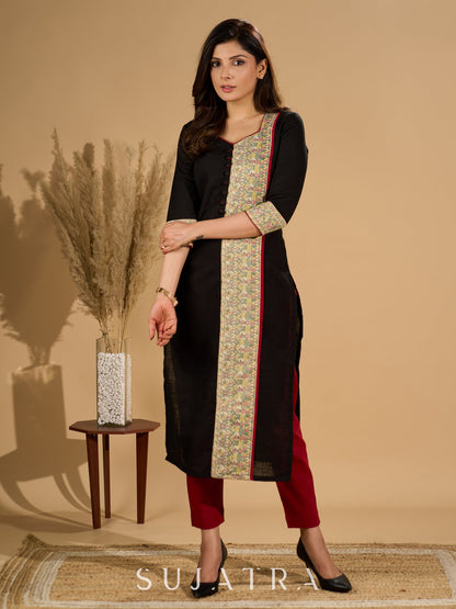 Maroon Cotton Pant