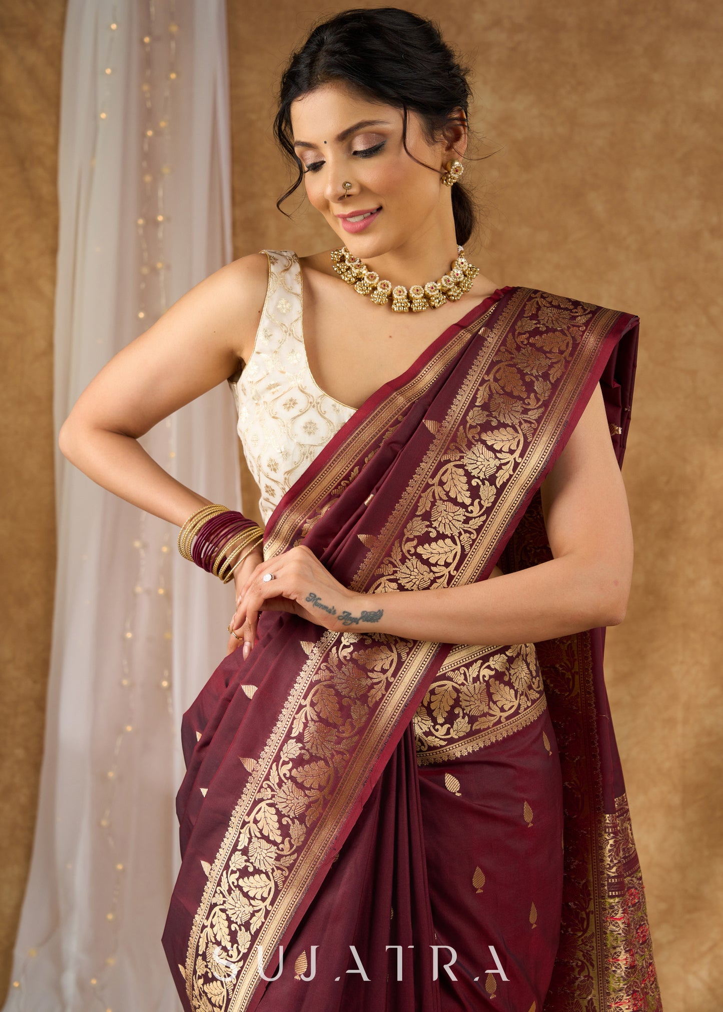 Timeless Benarasi Classic Semi Silk Saree