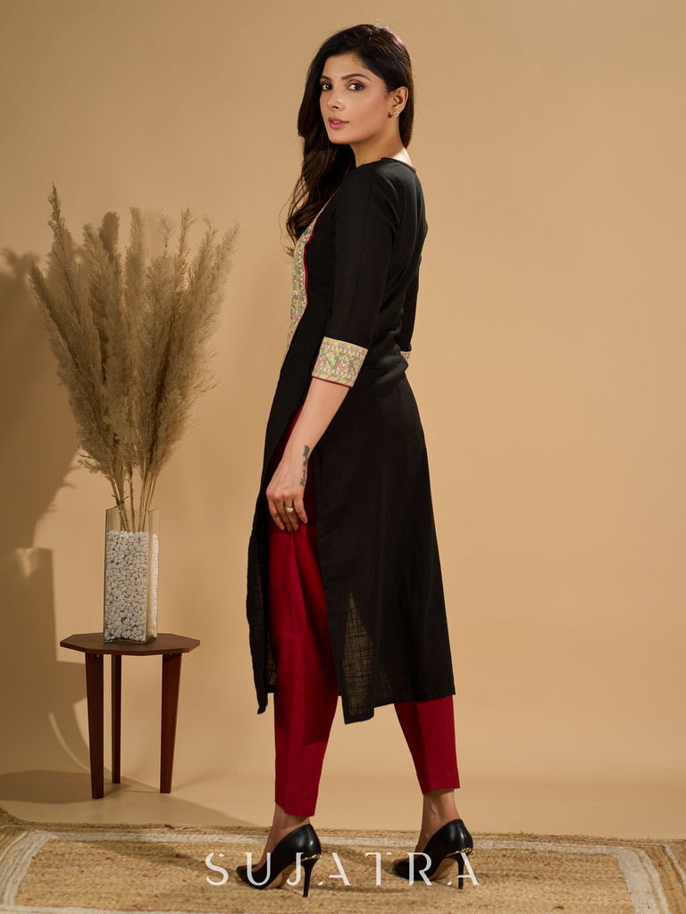Maroon Cotton Pant