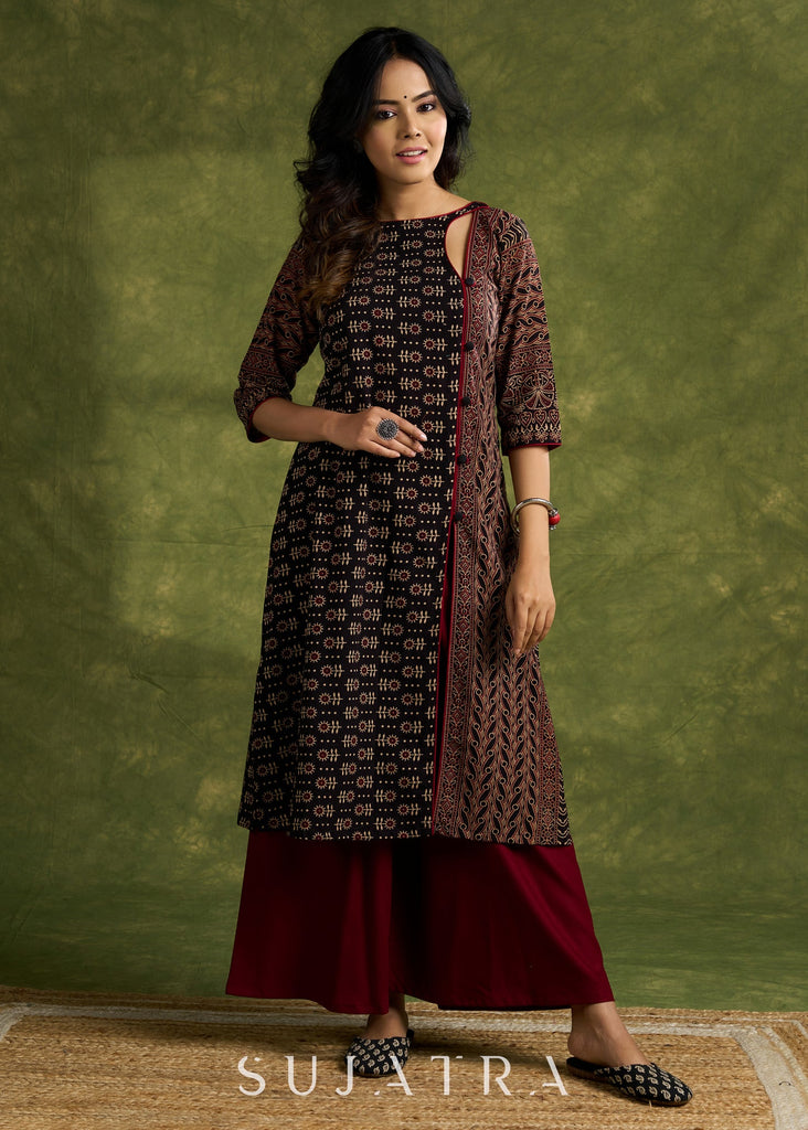 Maroon Rayon Pant