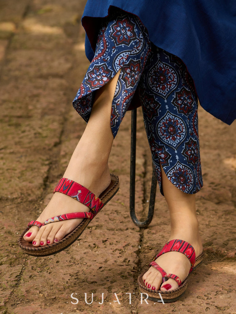 Blue Cotton Pant