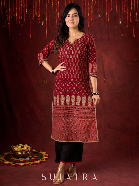 Black Cotton Palazzo