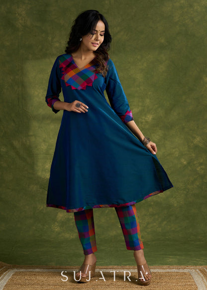 Multicolour Cotton Pant
