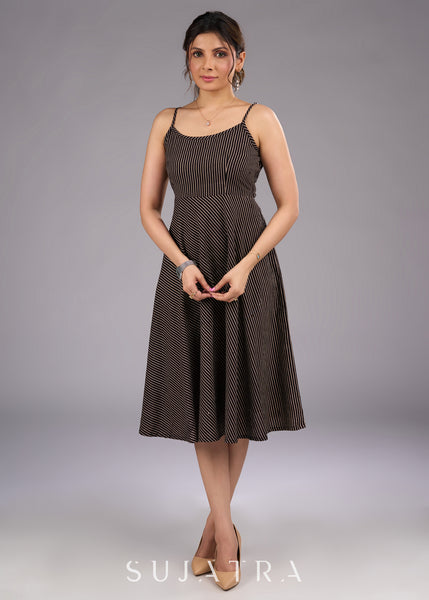 Ajrakh Striped Dress