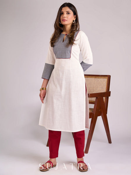Maroon Cotton Pant