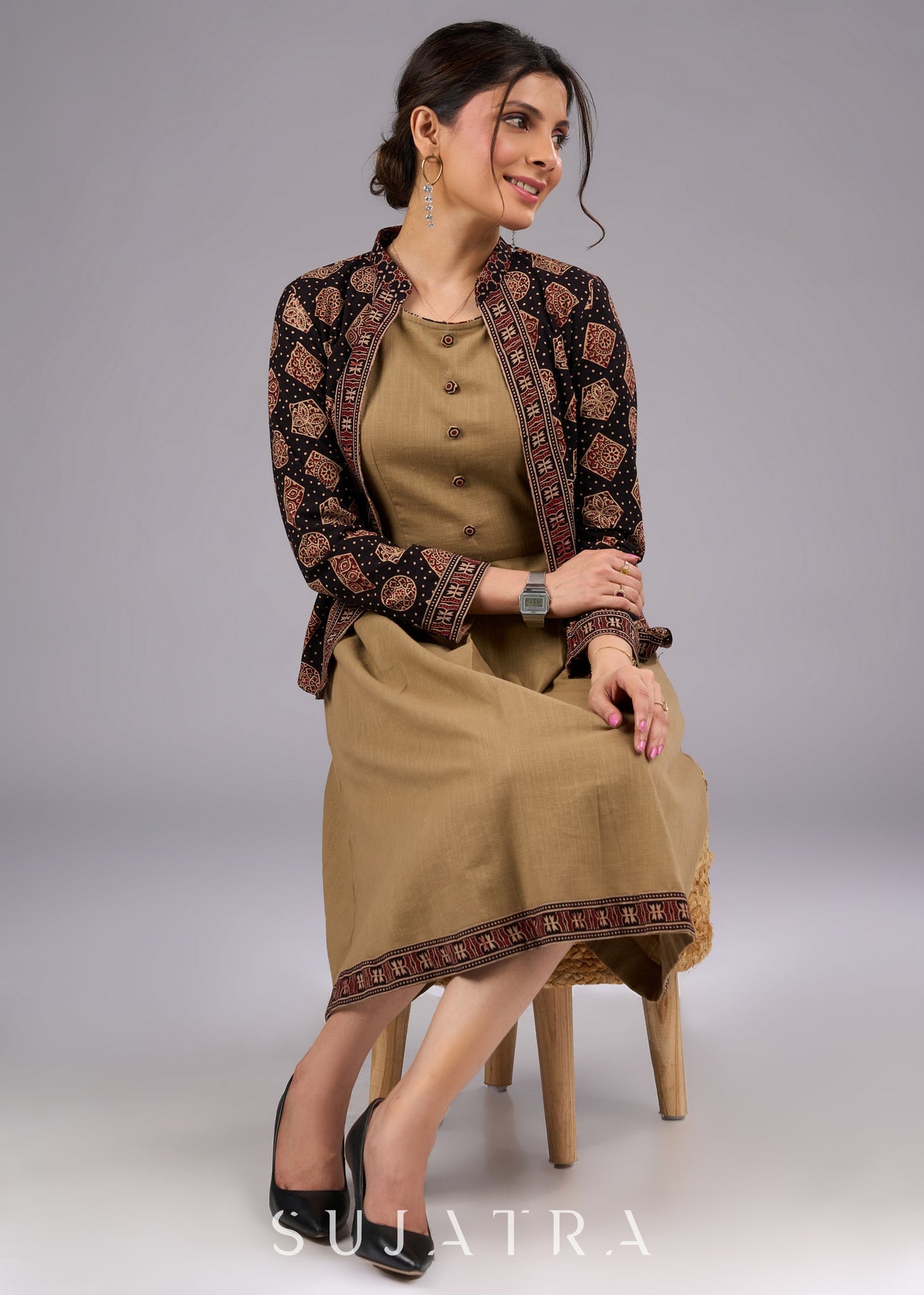 Ajrakh Cotton Jacket