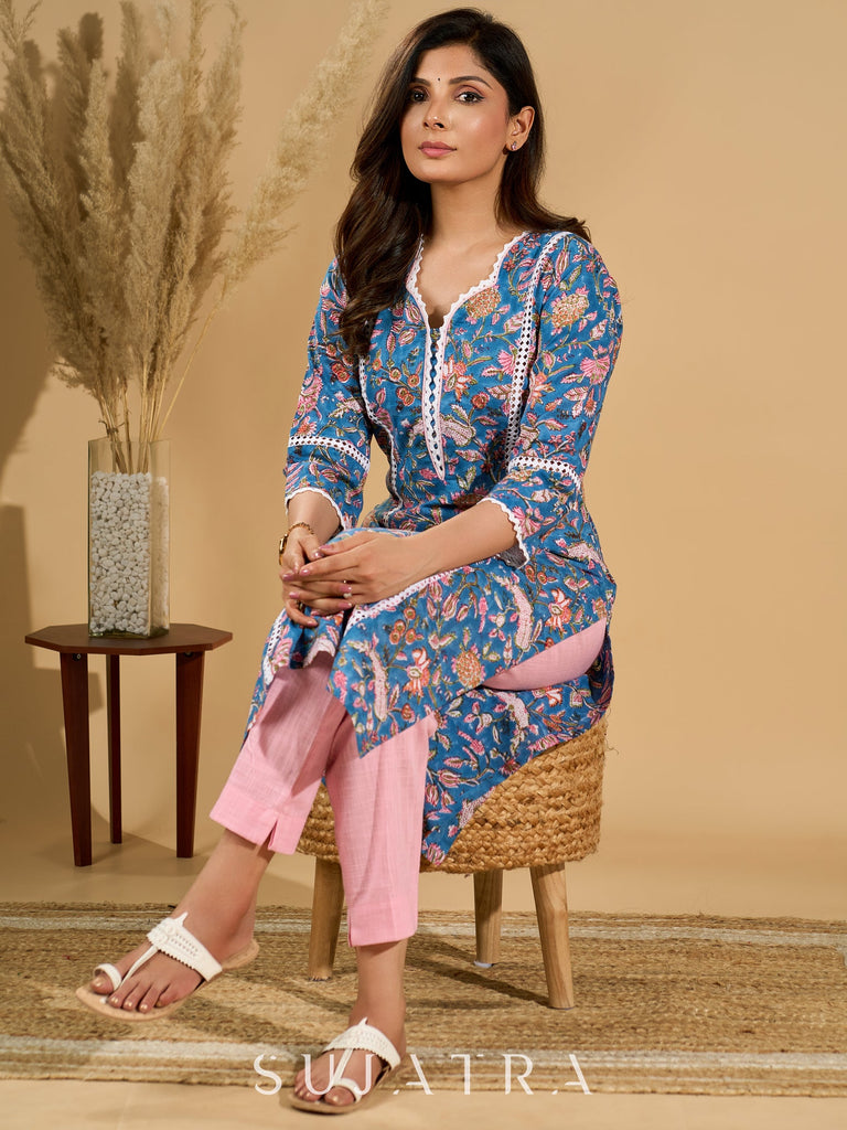 Pink Cotton Pant