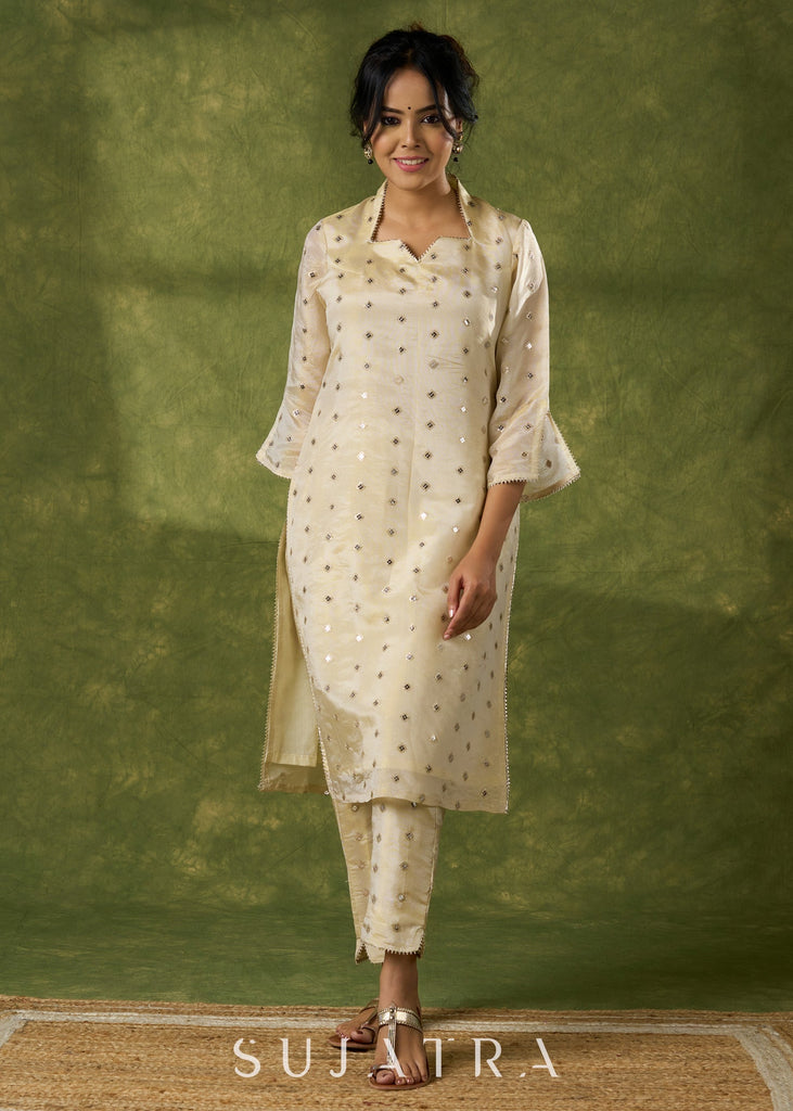 White Tissue Pant