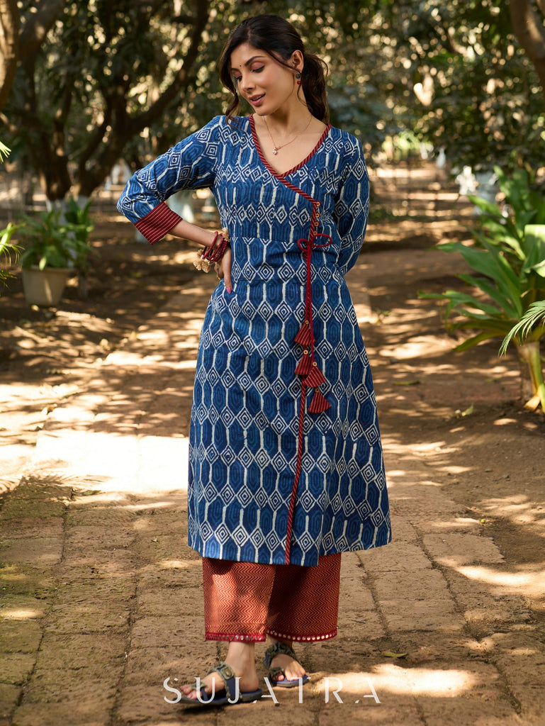 Maroon Cotton Pant