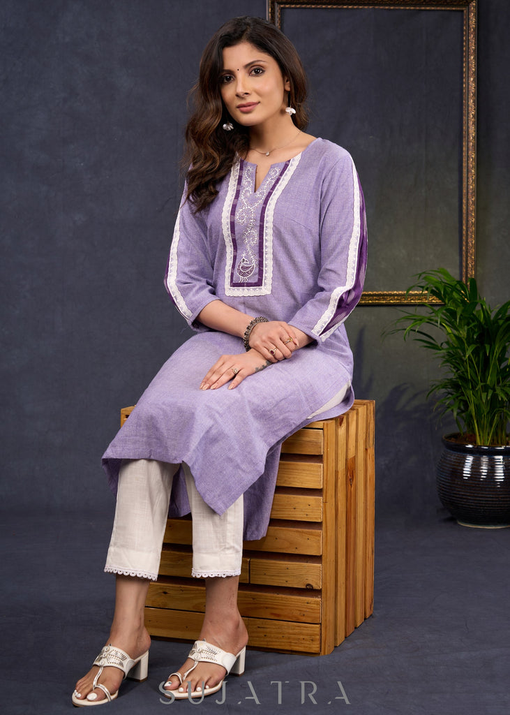 White Cotton Pant