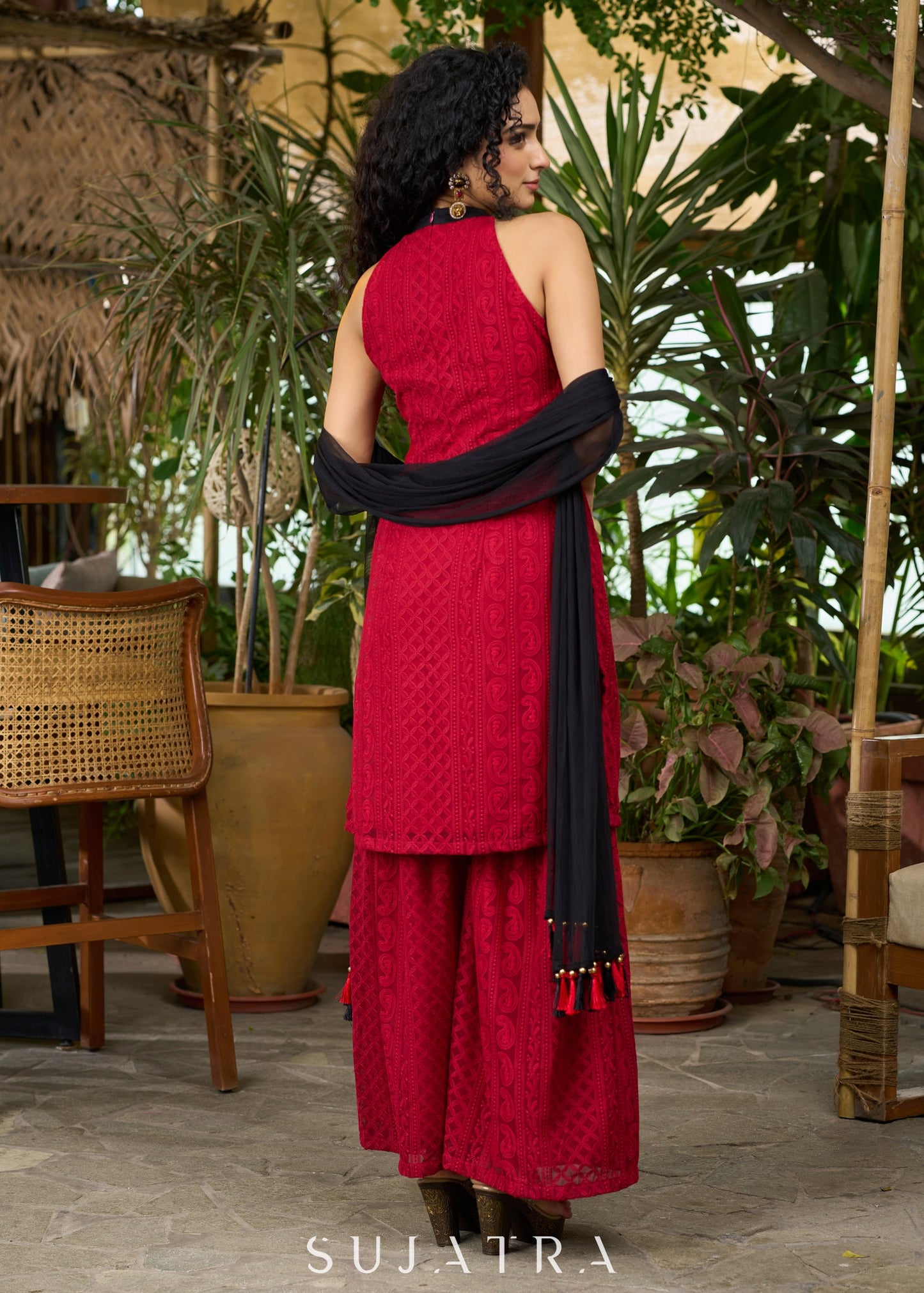 Chikankari Sharara