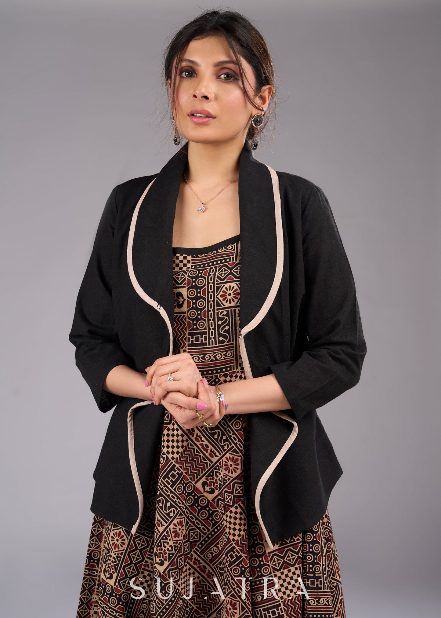Black Cotton Jacket