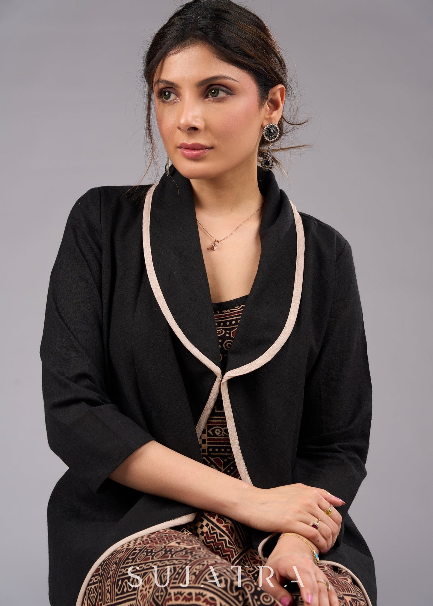 Ajrakh Strappy Dress