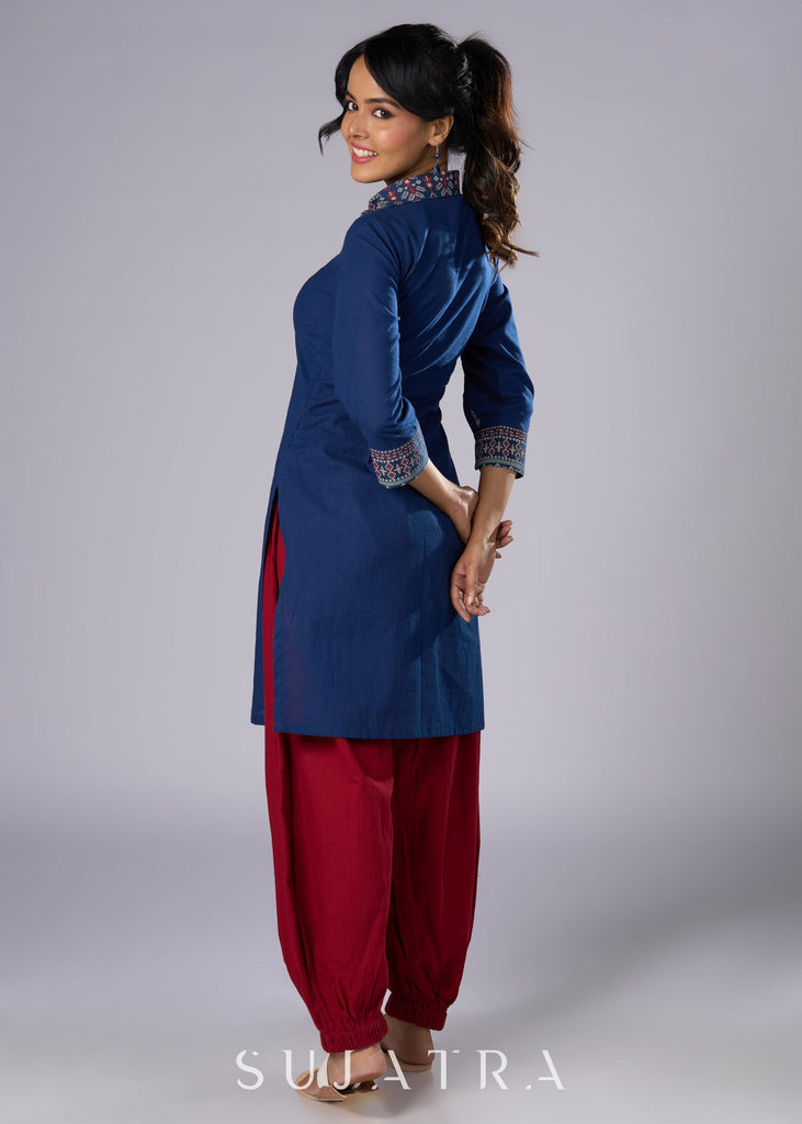 Maroon Cotton Pant