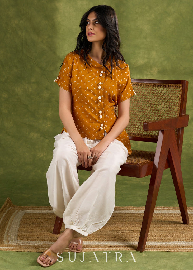 White Cotton Pant