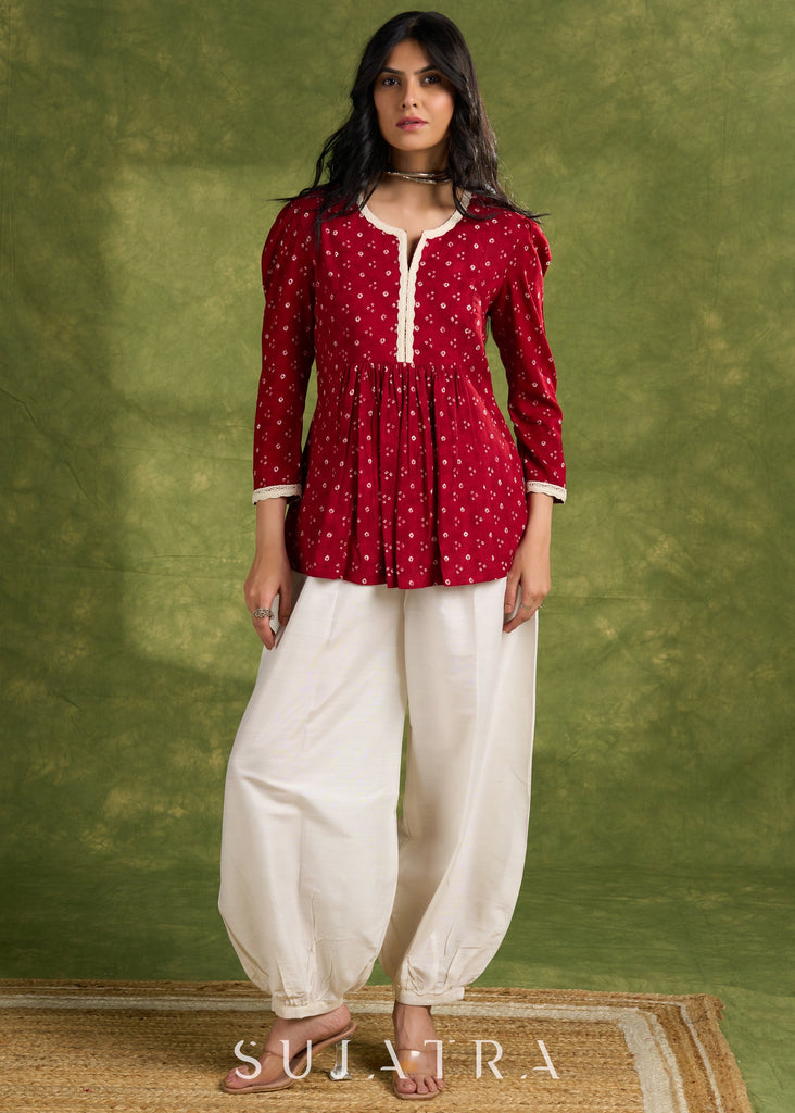 White Cotton Pant