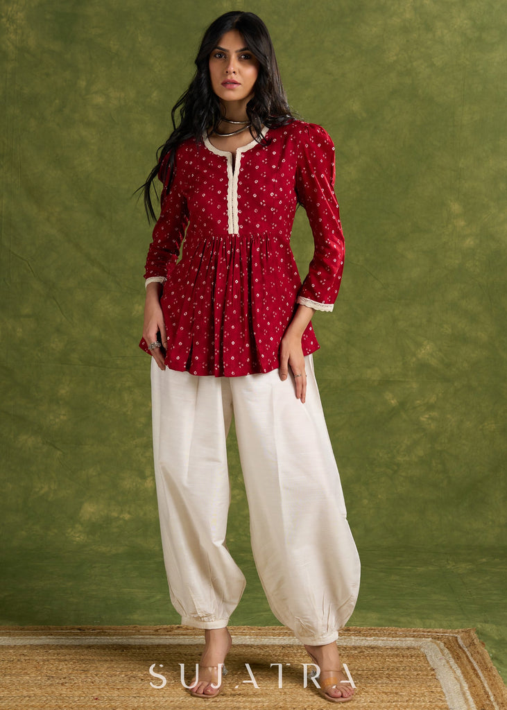White Cotton Pant