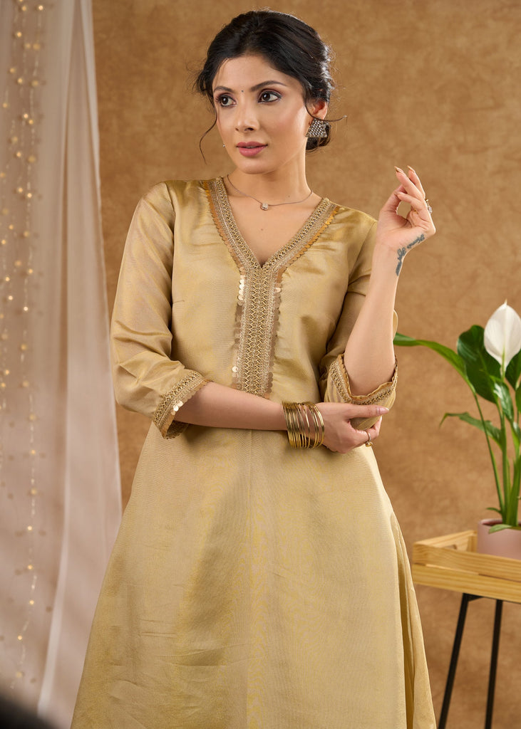 Golden Tissue Pant