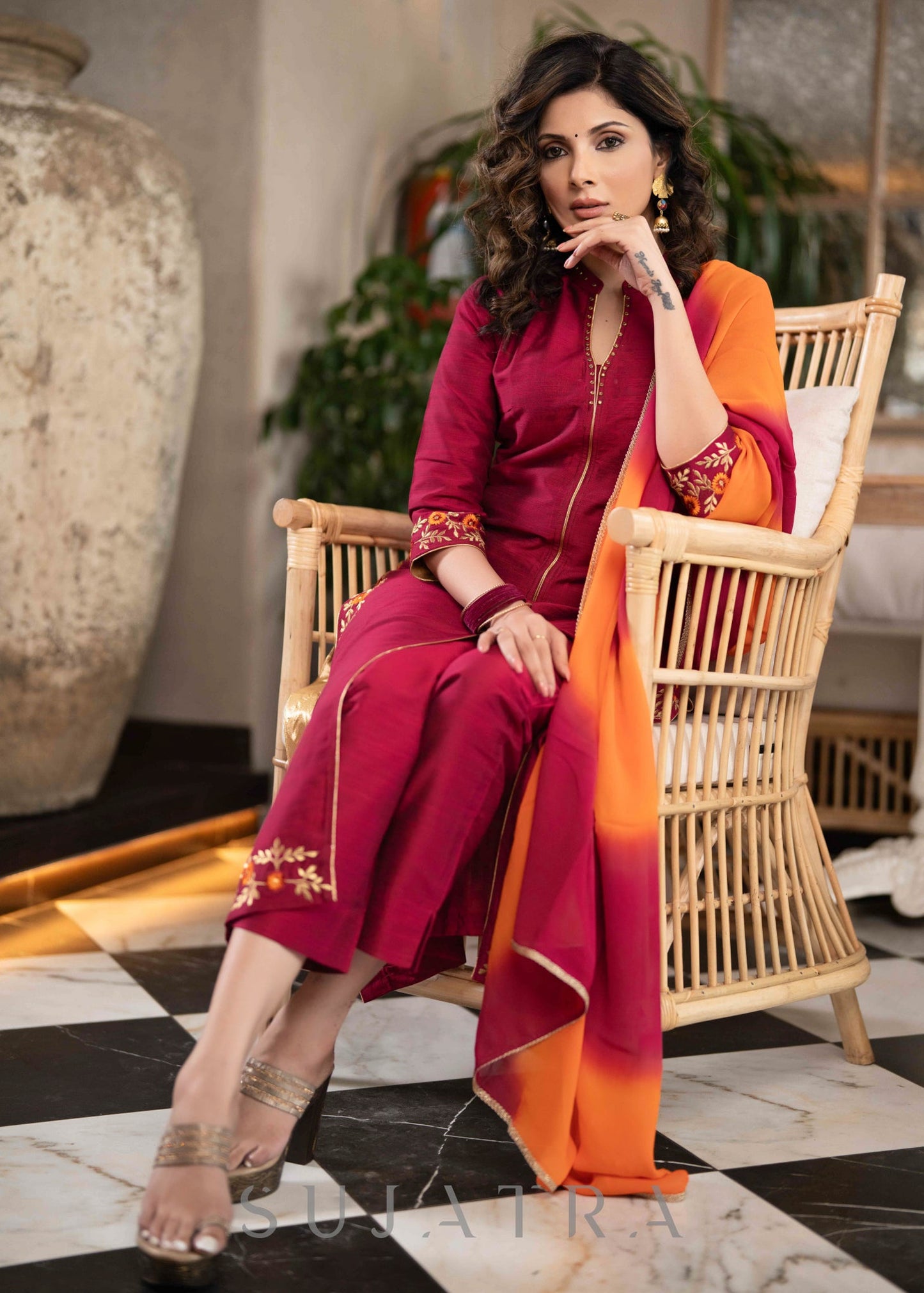 Cotton Silk pant