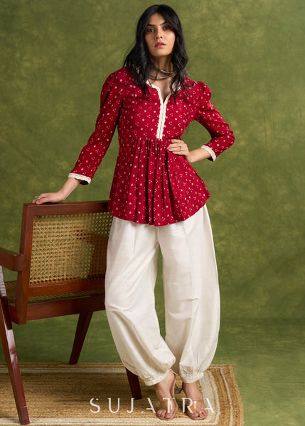 White Cotton Pant
